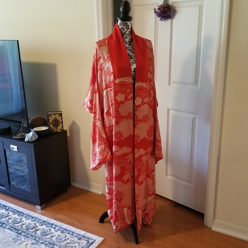 Vintage Japanese Silk Kimono (Juban)